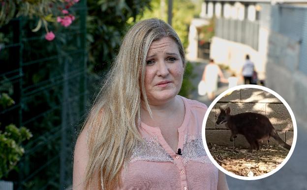Susana López, propietaria del canguro perdido.