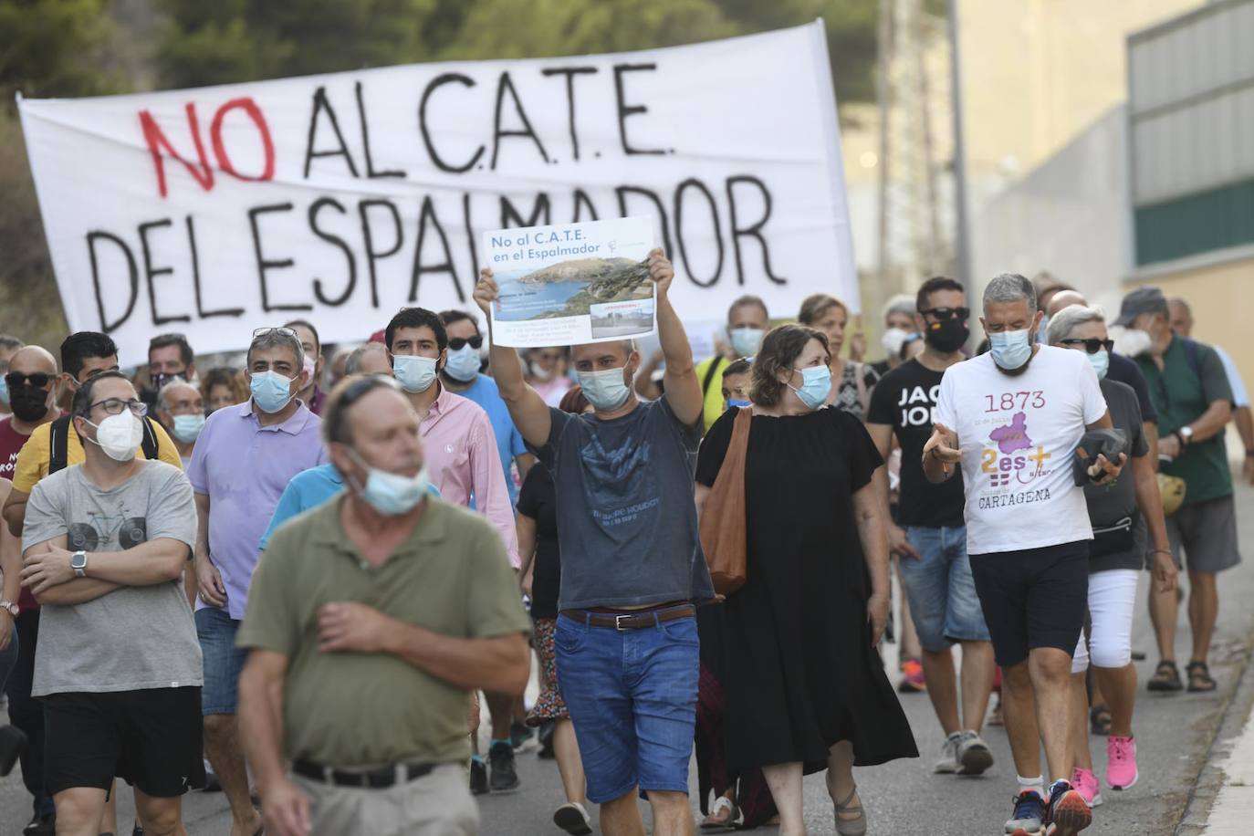 Fotos: Oposición a la ubicación elegida para el CATE en el Espalmador