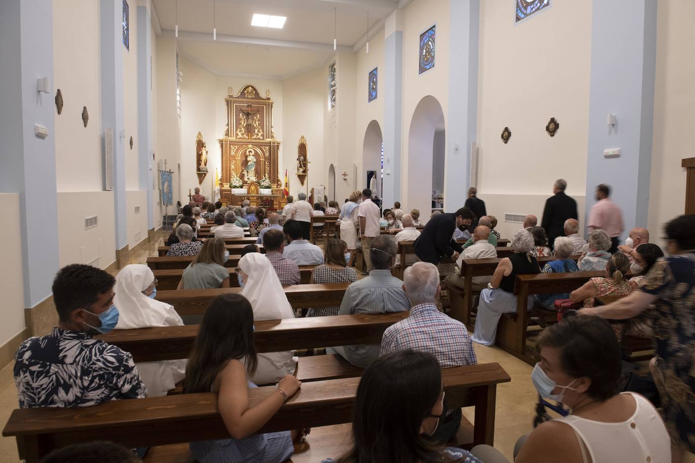 Fotos: El barrio de La Concepción de Cartagena reestrena su templo