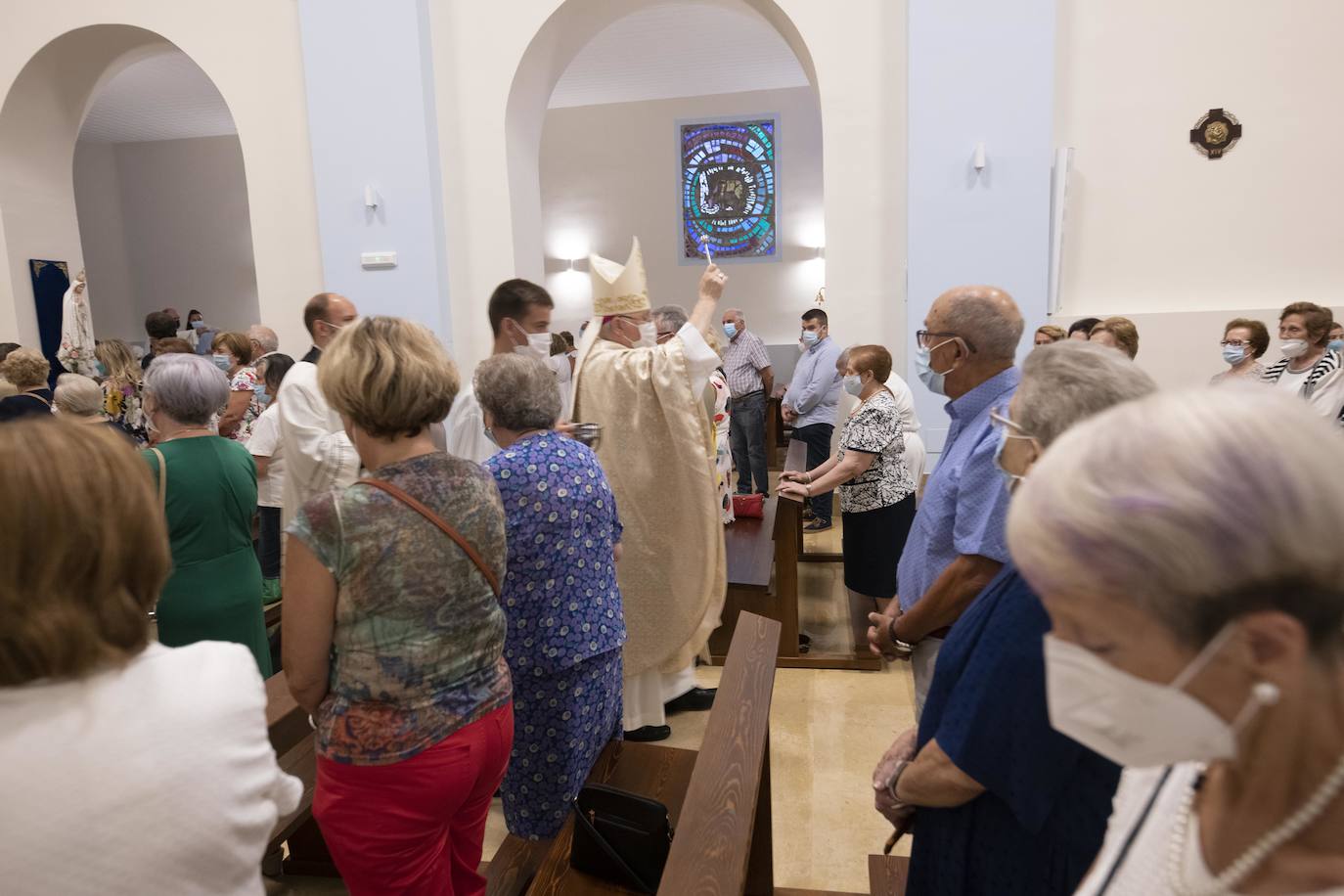 Fotos: El barrio de La Concepción de Cartagena reestrena su templo