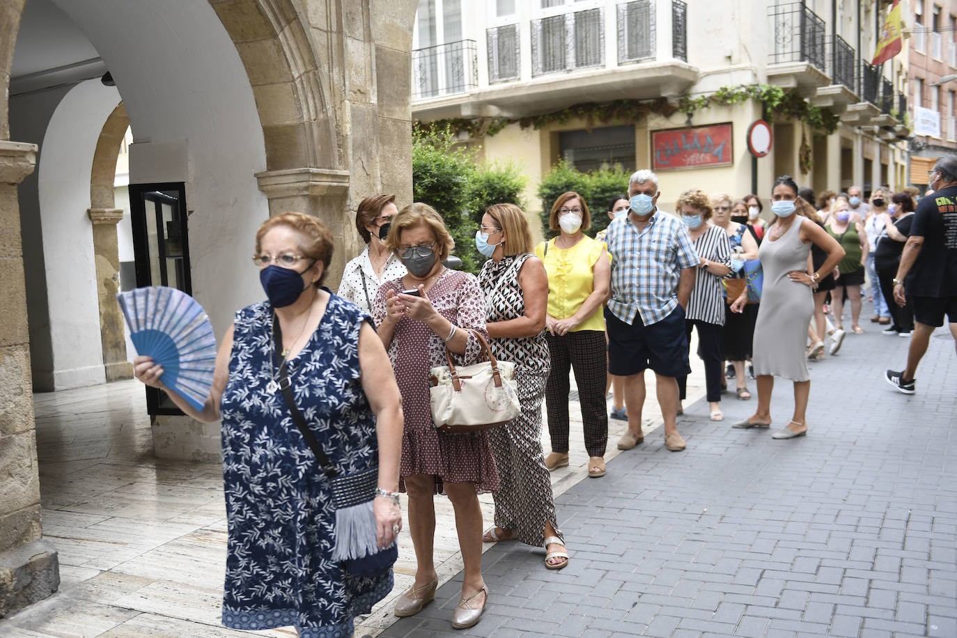 Fotos: Colas de espera para ver a la Virgen de la Fuensanta en el día de la Romería