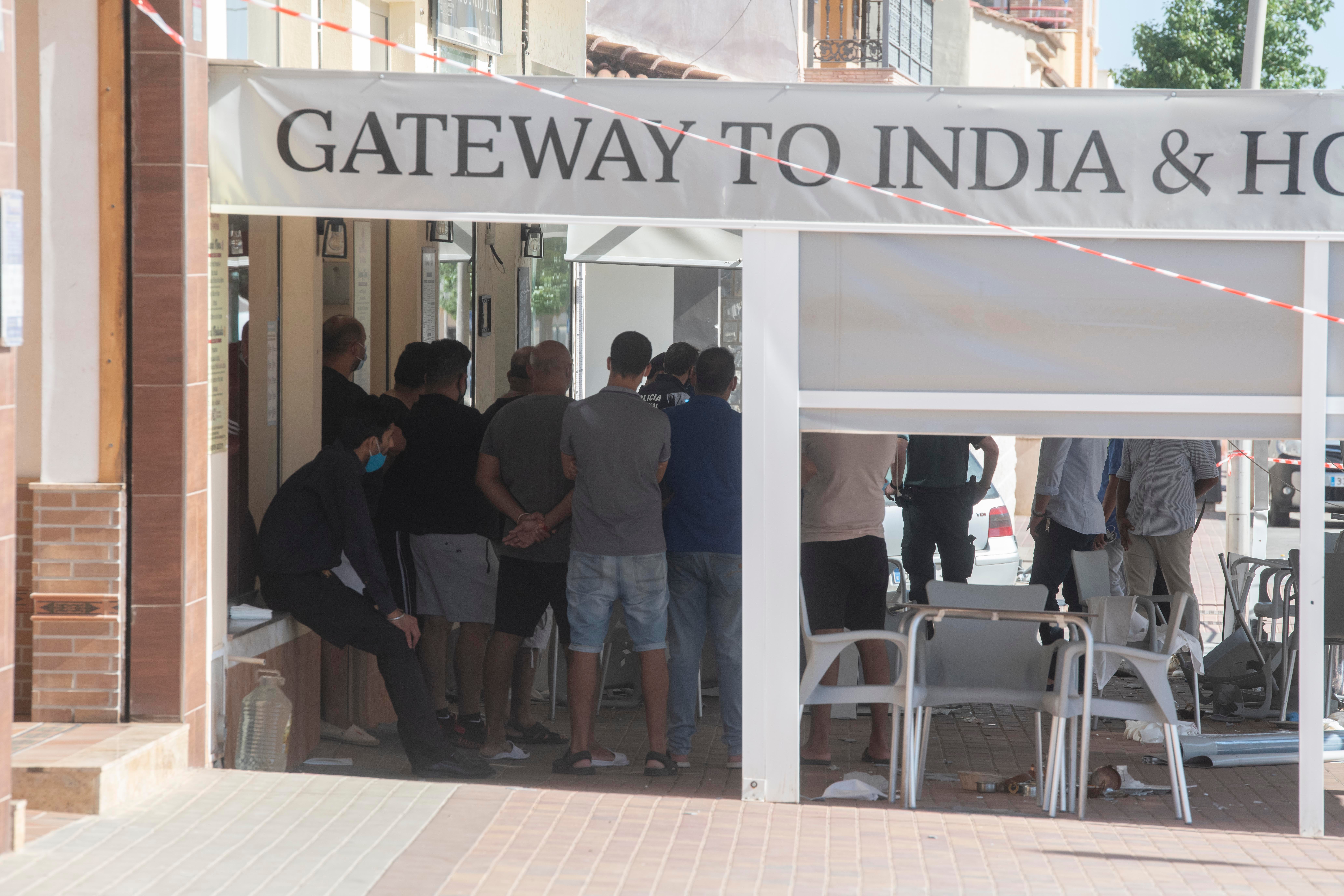 Fotos: Dos muertos en un atropello múltiple en la terraza de un bar de Torre Pacheco