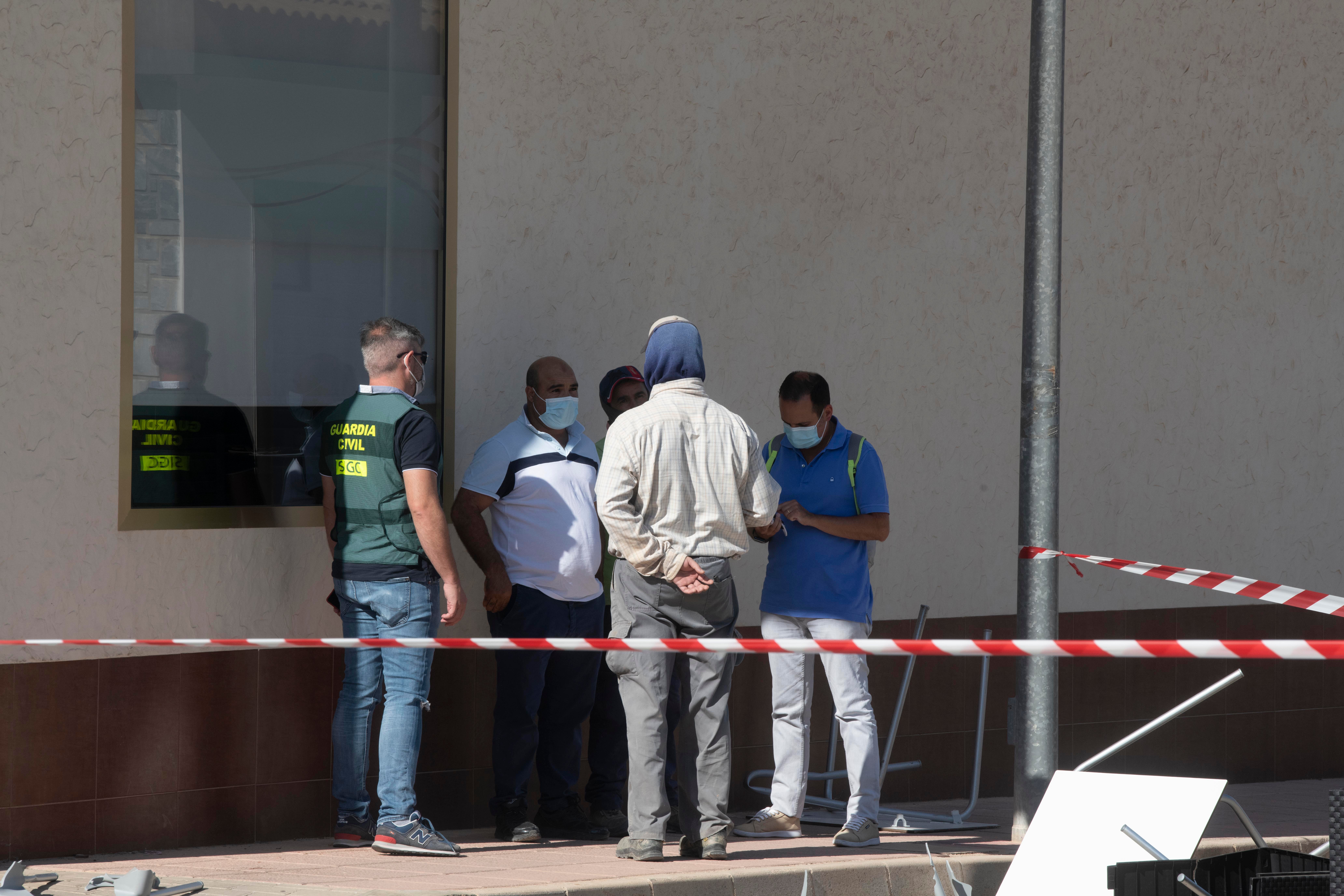 Fotos: Dos muertos en un atropello múltiple en la terraza de un bar de Torre Pacheco