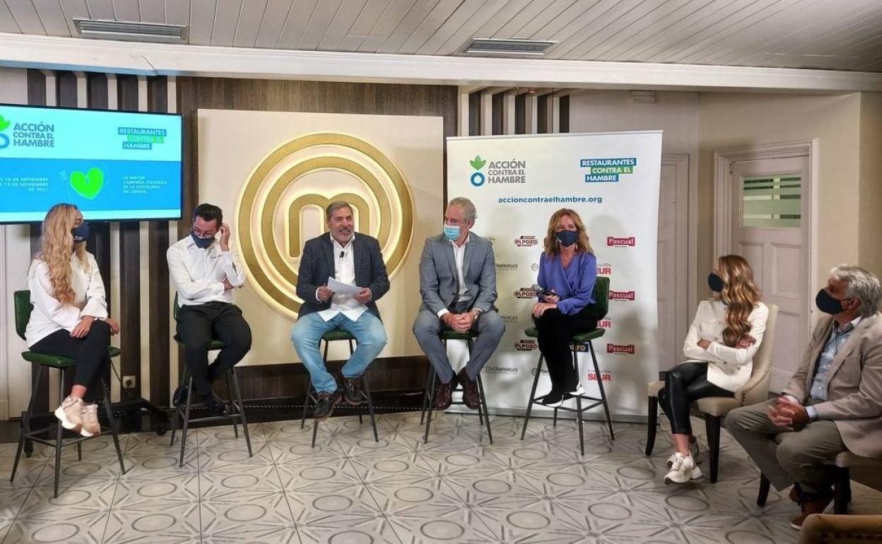 Presentación de la iniciativa 'Restaurantes contra el hambre'. 