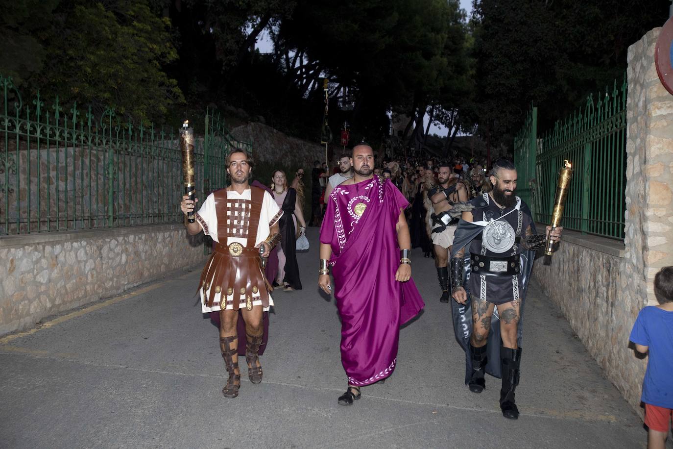 Fotos: Encendido del Fuego Sagrado y pregón de las Fiestas de Carthagineses y Romanos