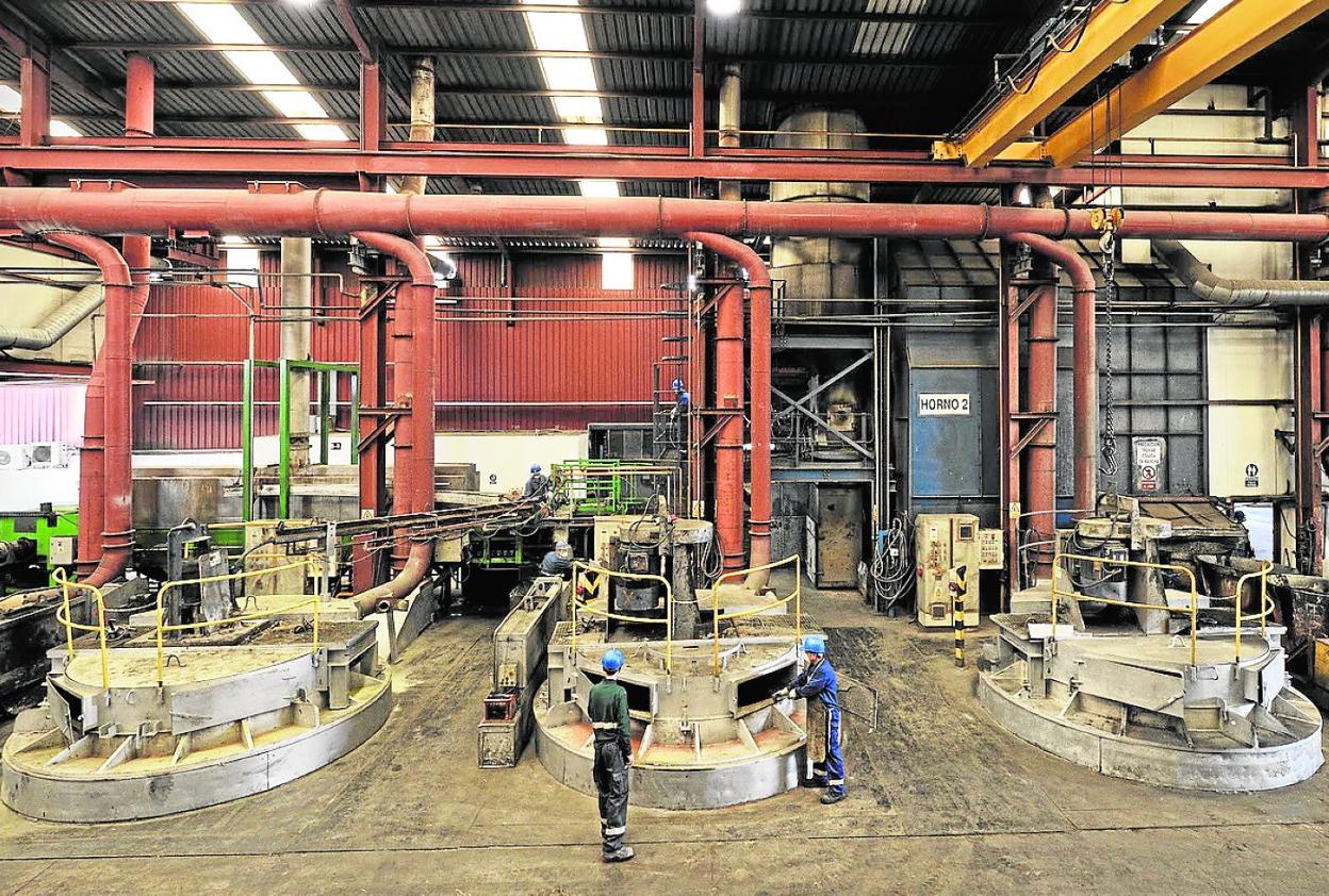 Fundición de plomo de Azor Ambiental, en el polígono molinense La Polvorista. 