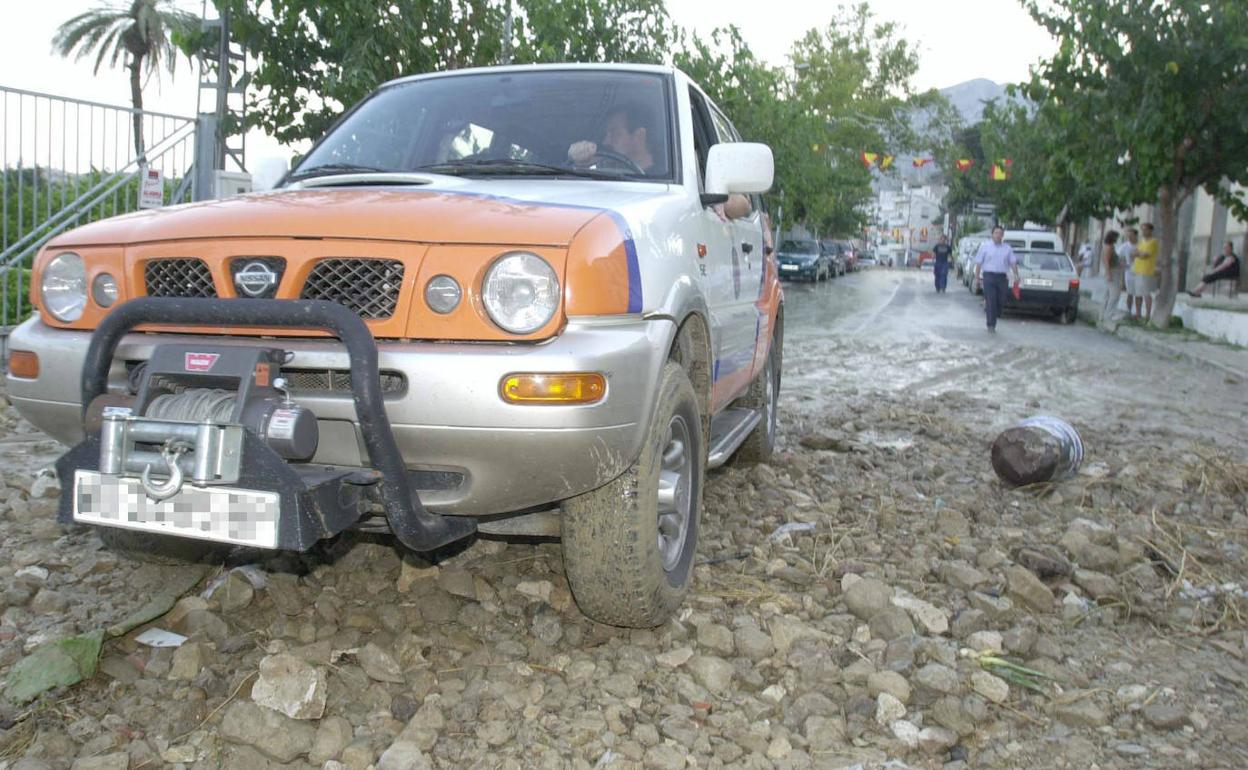 Un vehículo todoterreno de Protección Civil, en una imagen de archivo.