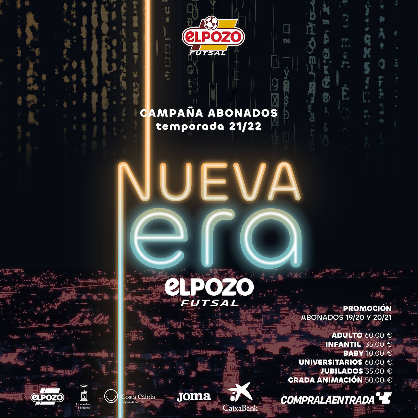 Cartel de la campaña para los antiguos abonados.