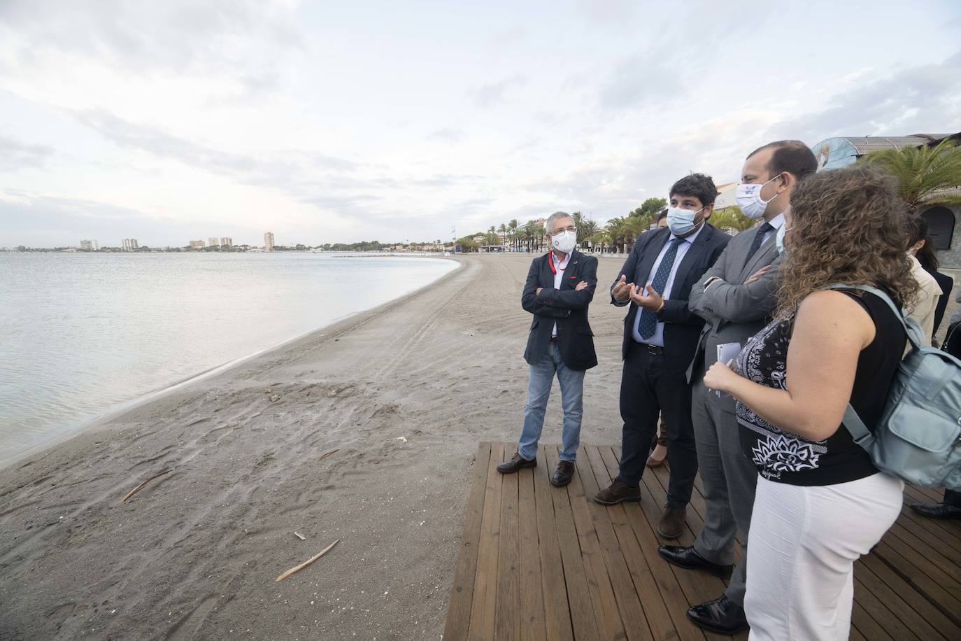 Fotos: El comisario europeo visita el Mar Menor