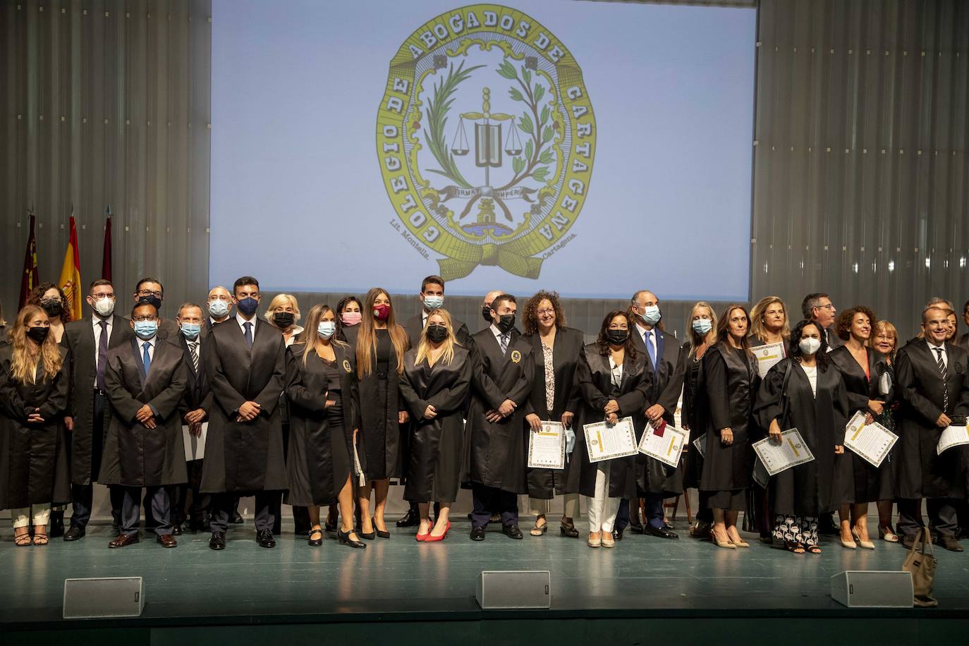 Fotos: Los abogados alzan la voz para no retrasar más la Ciudad de la Justicia de Cartagena