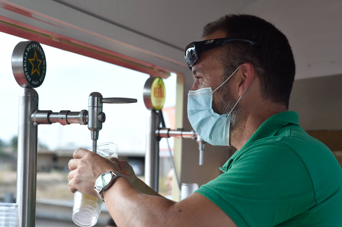Fotos: Recibimiento de la afición al Real Murcia en San Javier