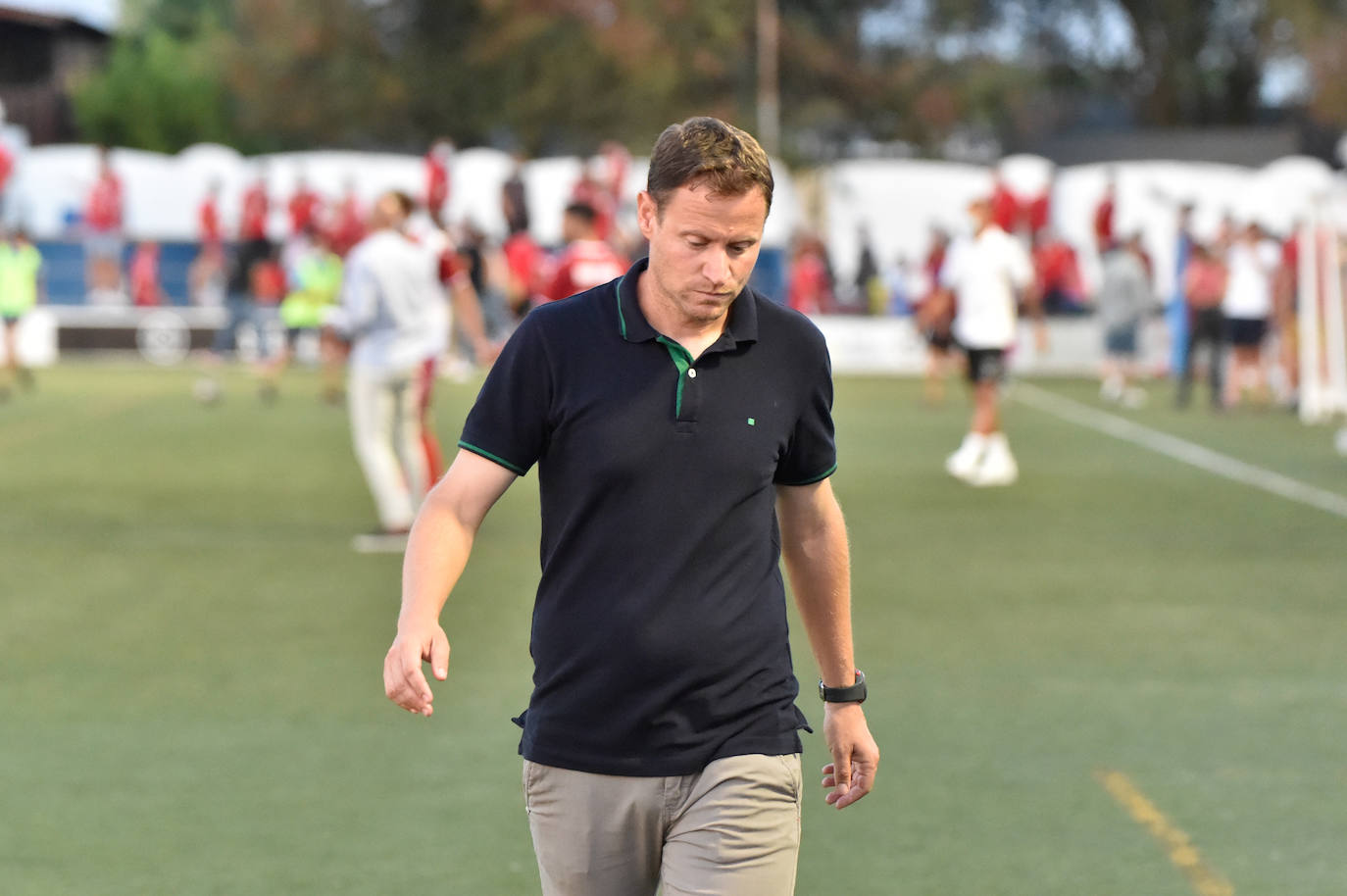 Los jugadores del Mar Menor celebrando el gol de la victoria.