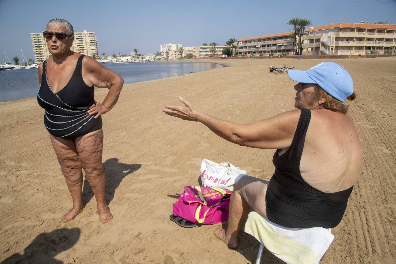 Fotos: La anoxia del Mar Menor que se sufre en tierra