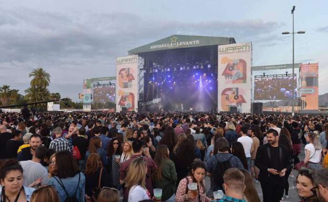 Imagen de archivo del ambiente durante uno de los días del festival en 2018. 