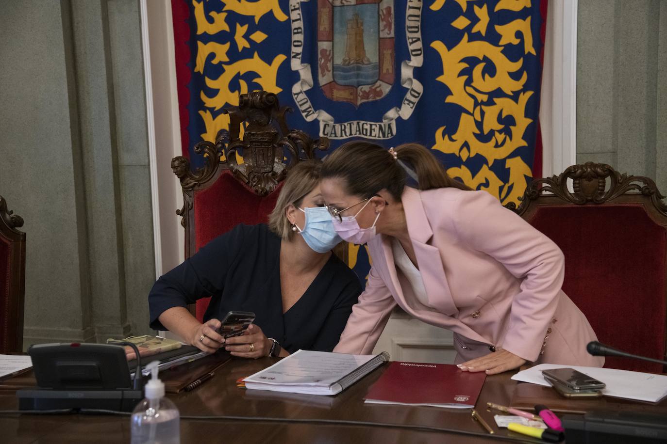 Fotos: Pleno del Ayuntamiento de Cartagena del 30 de septiembre de 2021