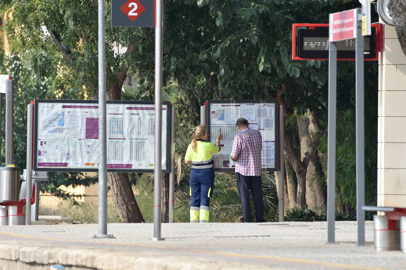 Fotos: Cerrojazo ferroviario en la Región