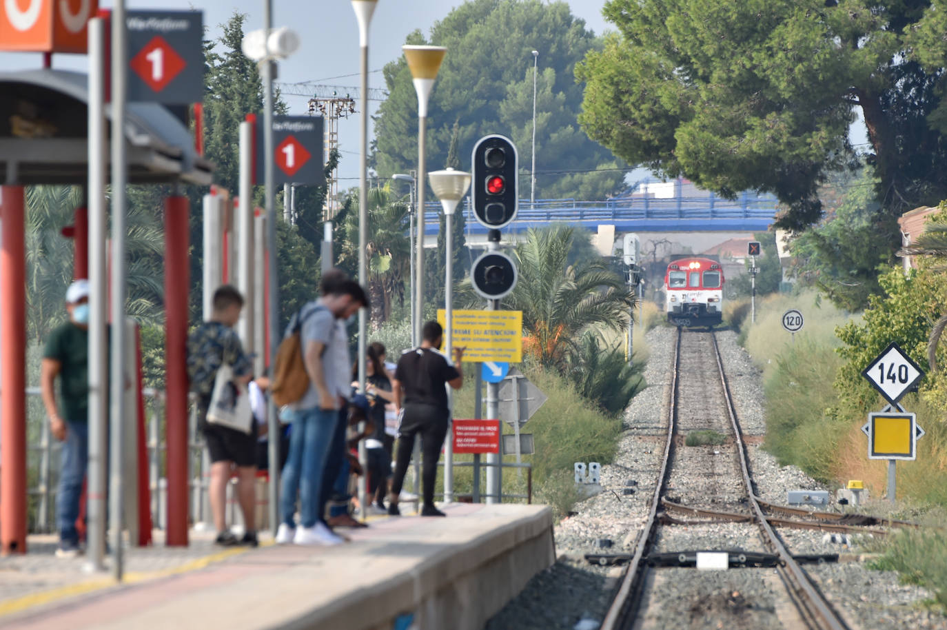 Fotos: Cerrojazo ferroviario en la Región