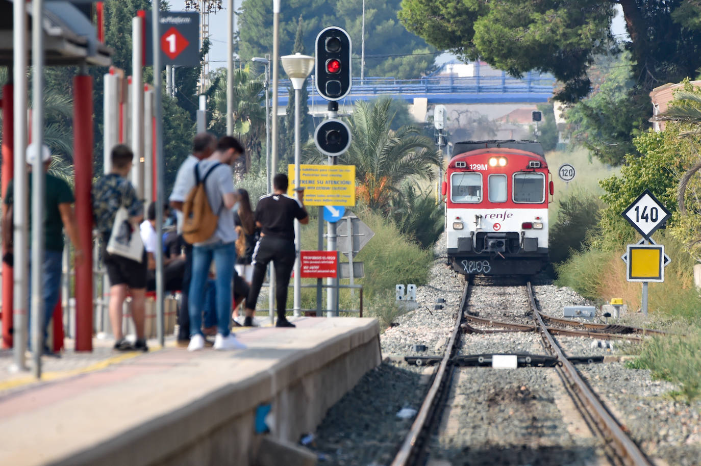 Fotos: Cerrojazo ferroviario en la Región