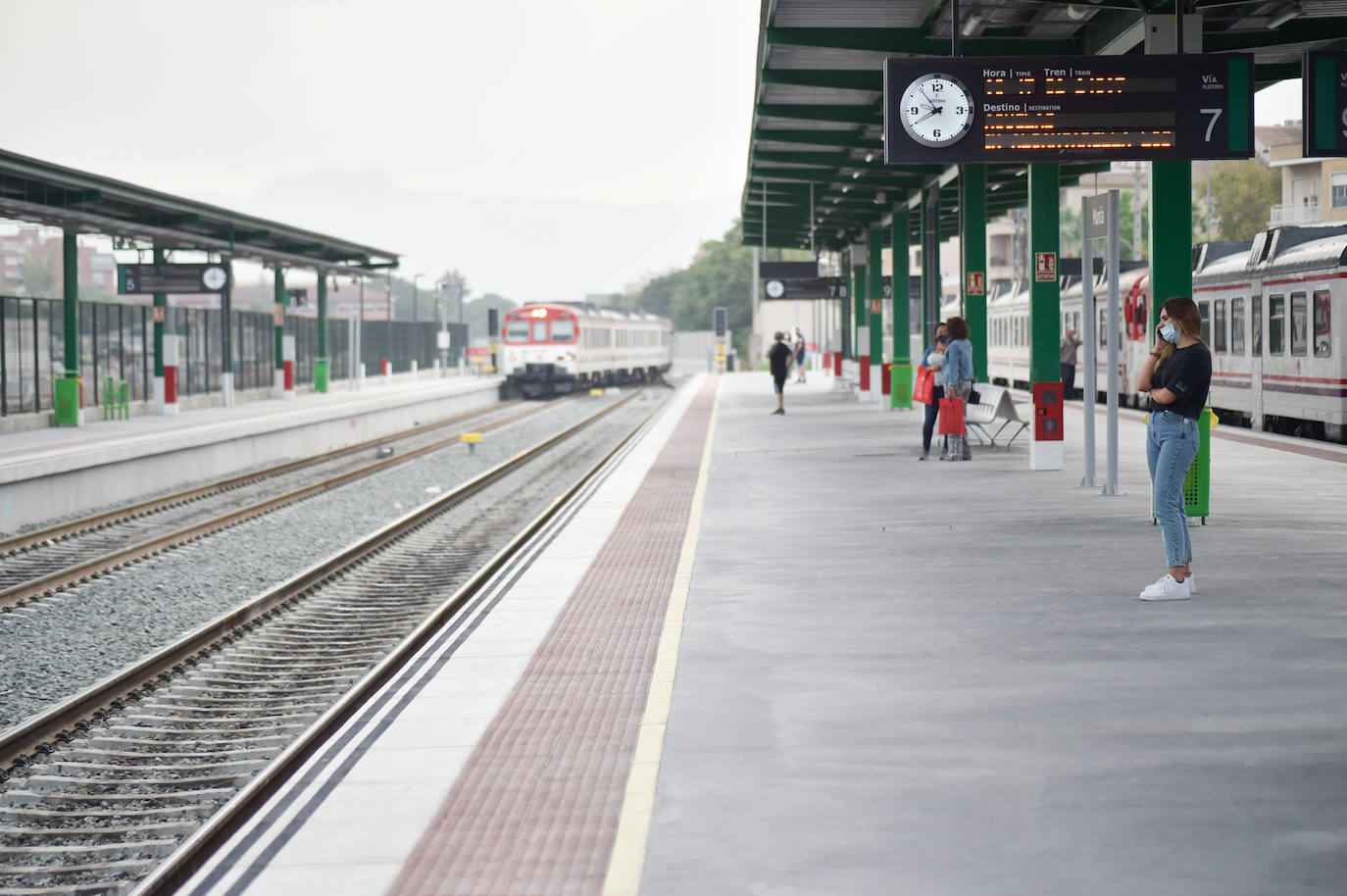 Fotos: Cerrojazo ferroviario en la Región