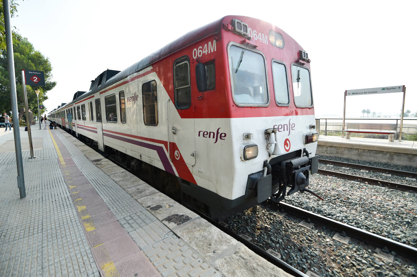 Fotos: Cerrojazo ferroviario en la Región