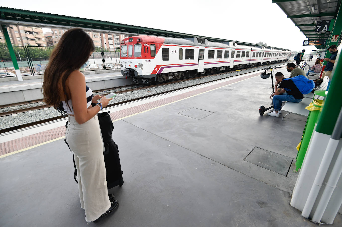 Fotos: Cerrojazo ferroviario en la Región