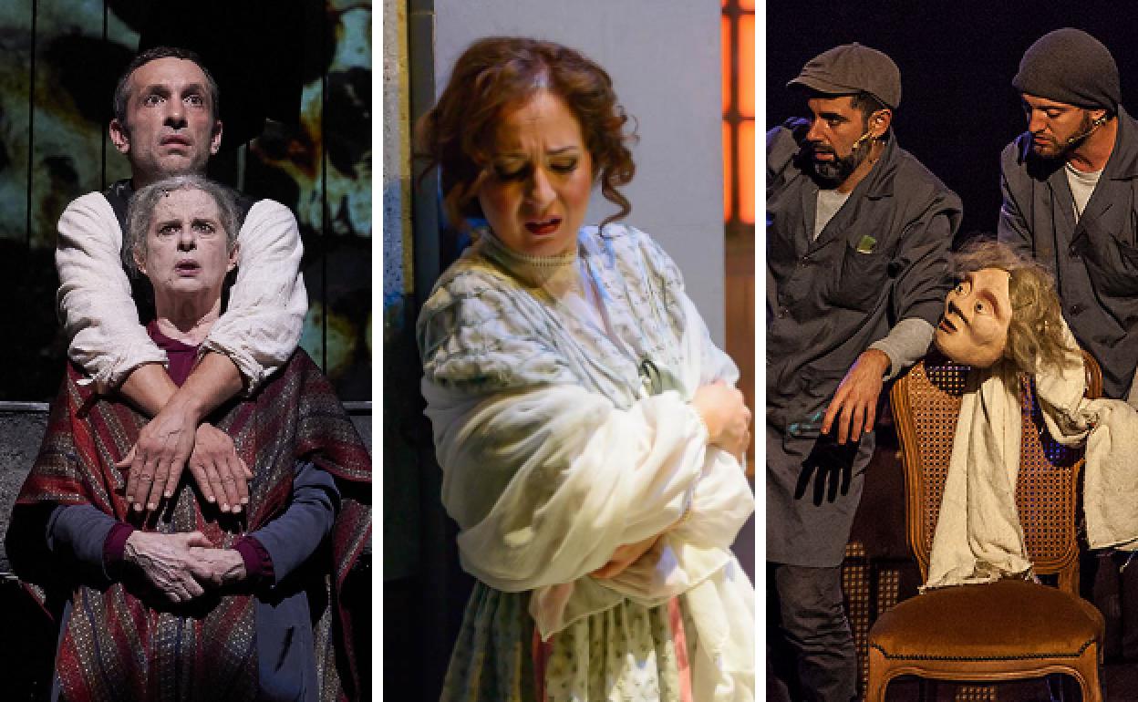 'Pedro Páramo', de Teatro Romea. |'La Bohème', de Camerata Lírica. | 'Juego de sillas', de Cal Teatre. 