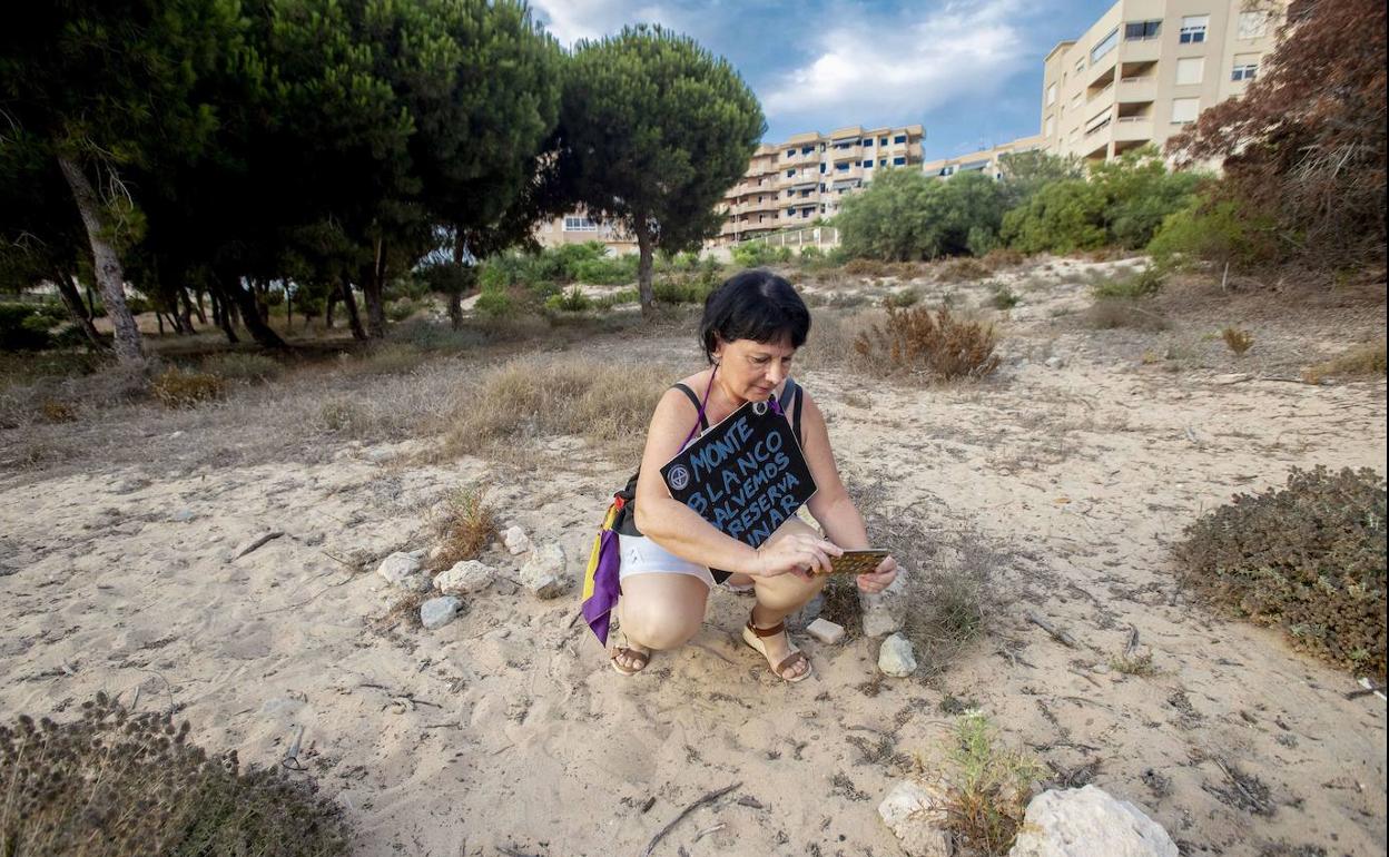 Protesta ciudadana el pasado fin de semana en Monte Blanco.
