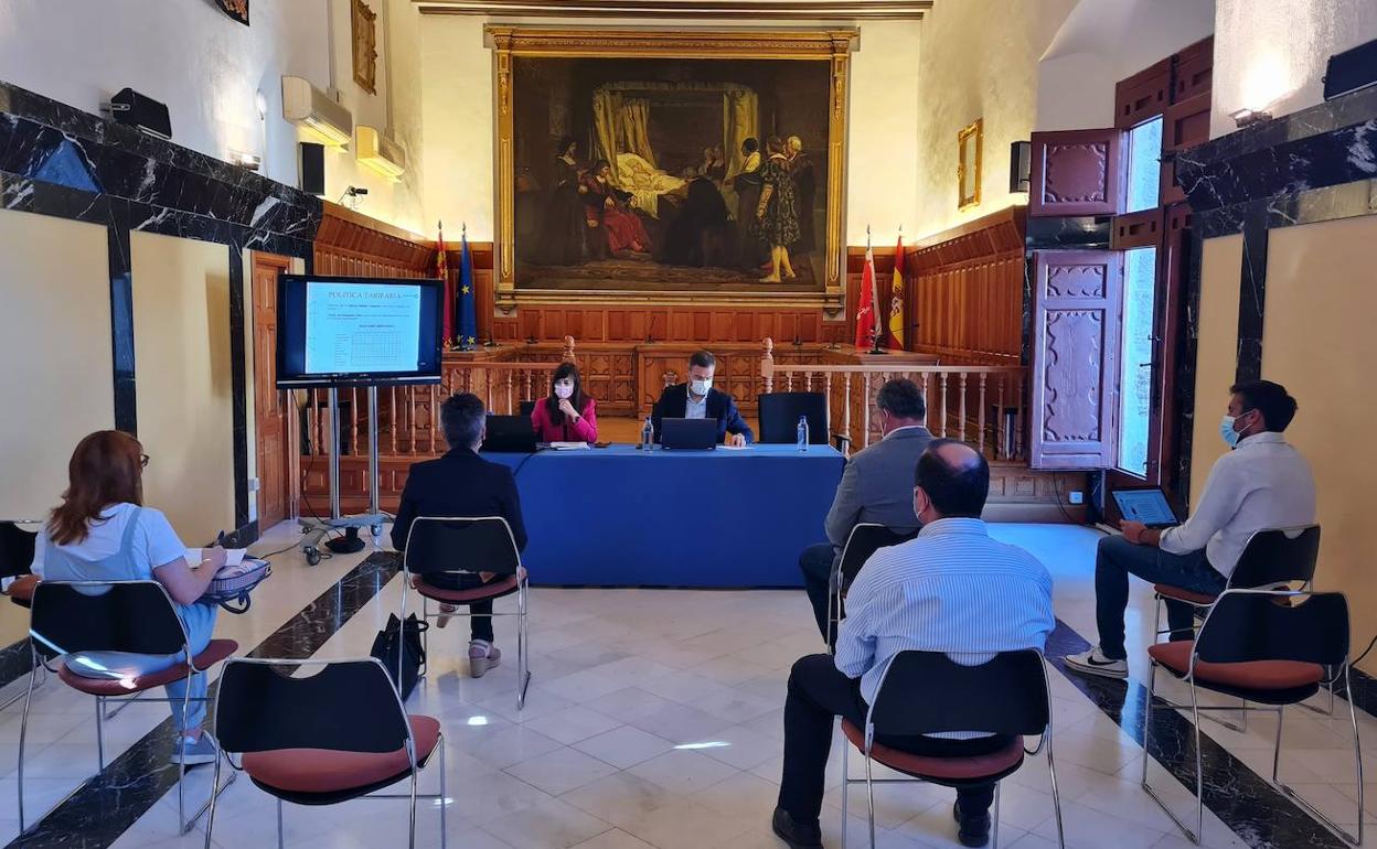 Reunión sobre las novedades del mapa de movilidad cotidiana.