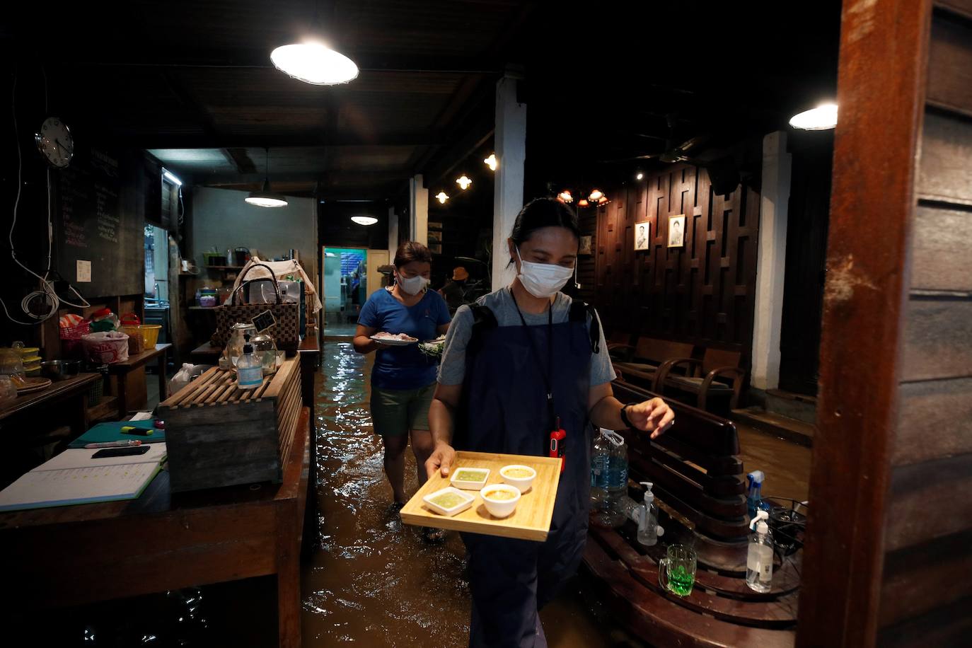 Fotos: Cena pasada por agua