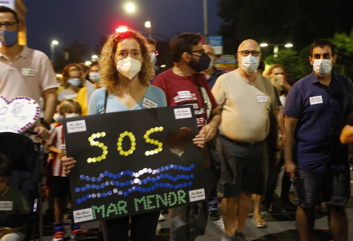 Fotos: Las imágenes de la manifestación en defensa del Mar Menor en Murcia