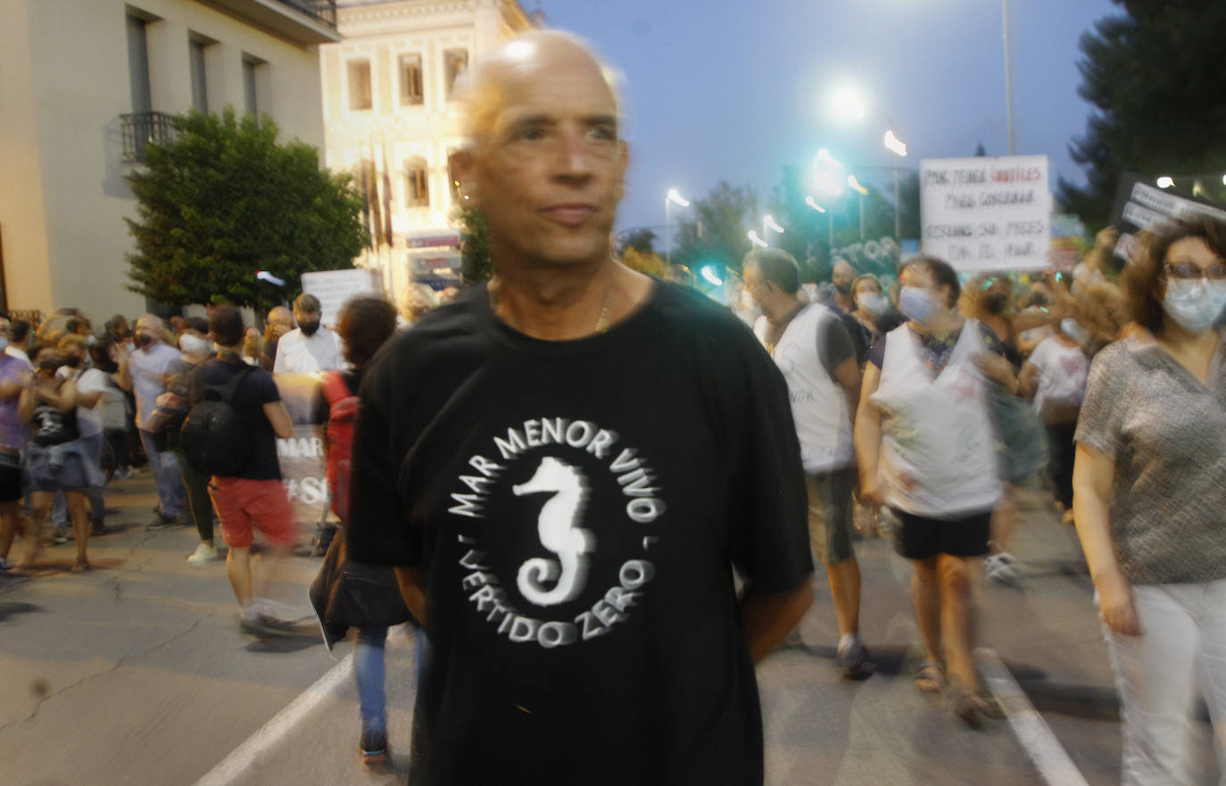 Fotos: Las imágenes de la manifestación en defensa del Mar Menor en Murcia