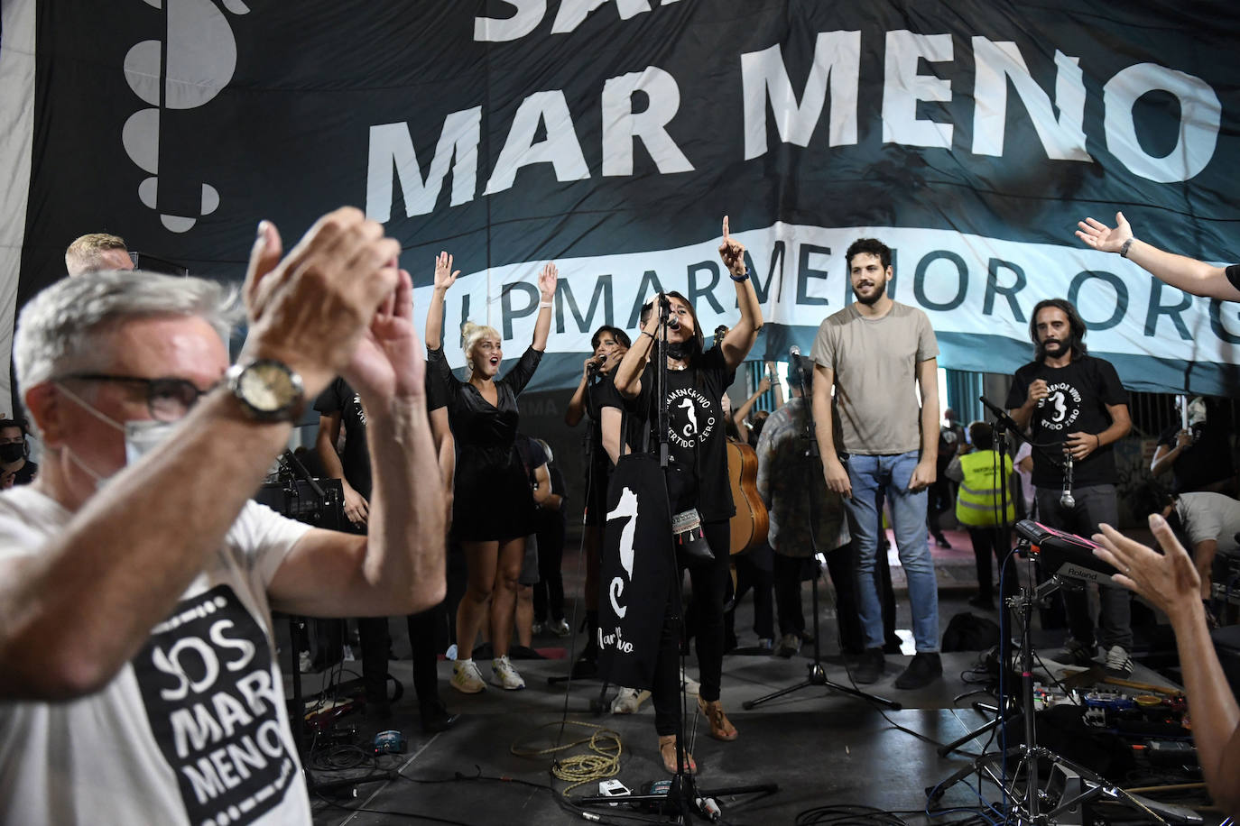 Fotos: Las imágenes de la manifestación en defensa del Mar Menor en Murcia