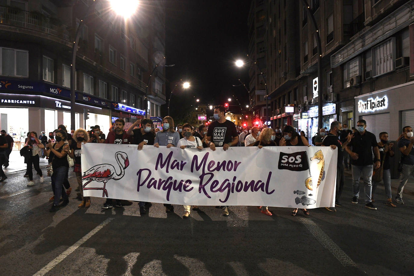 Fotos: Las imágenes de la manifestación en defensa del Mar Menor en Murcia