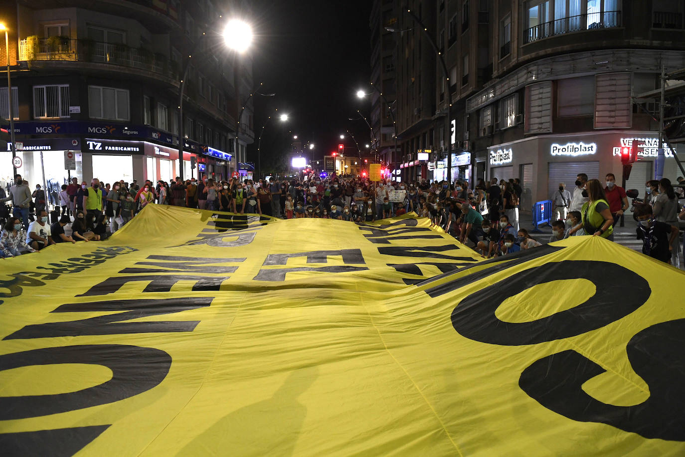 Fotos: Las imágenes de la manifestación en defensa del Mar Menor en Murcia