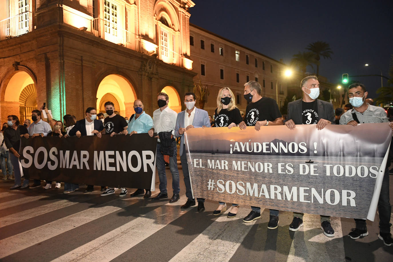 Fotos: Las imágenes de la manifestación en defensa del Mar Menor en Murcia