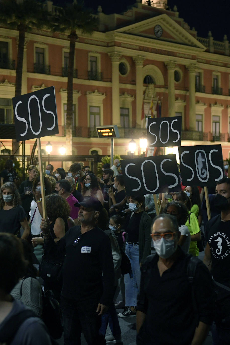 Fotos: Las imágenes de la manifestación en defensa del Mar Menor en Murcia