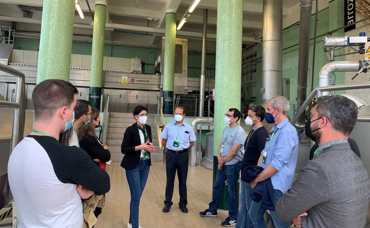 Visita a la fábrica. 