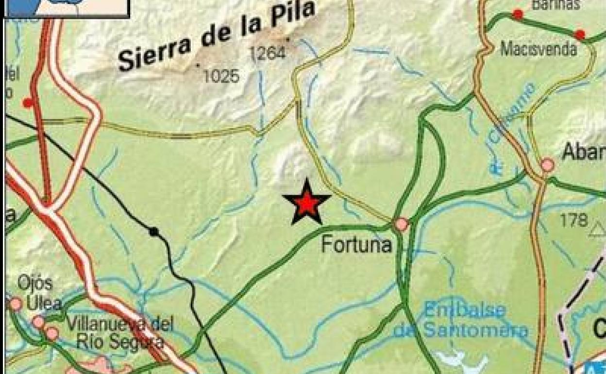 Epicentro del terremoto.