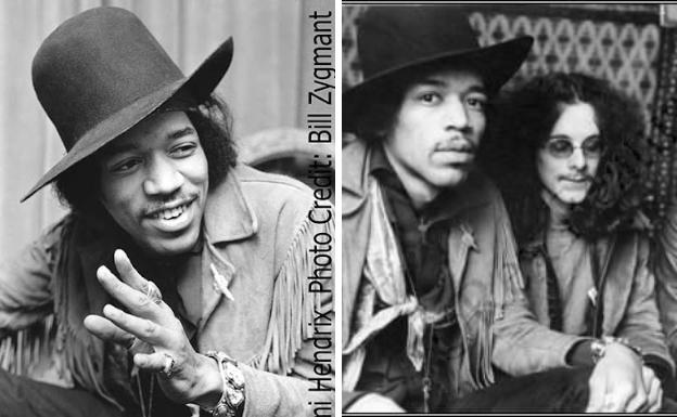 Un año antes de morir. El fotógrafo londinense Bill Zygmant, muy bien relacionado con los estudios, retrata a Jimi Hendrix para la eternidad. | Sesión de fotos de Jimi Hendrix con su banda The Experience en Londres en 1969.