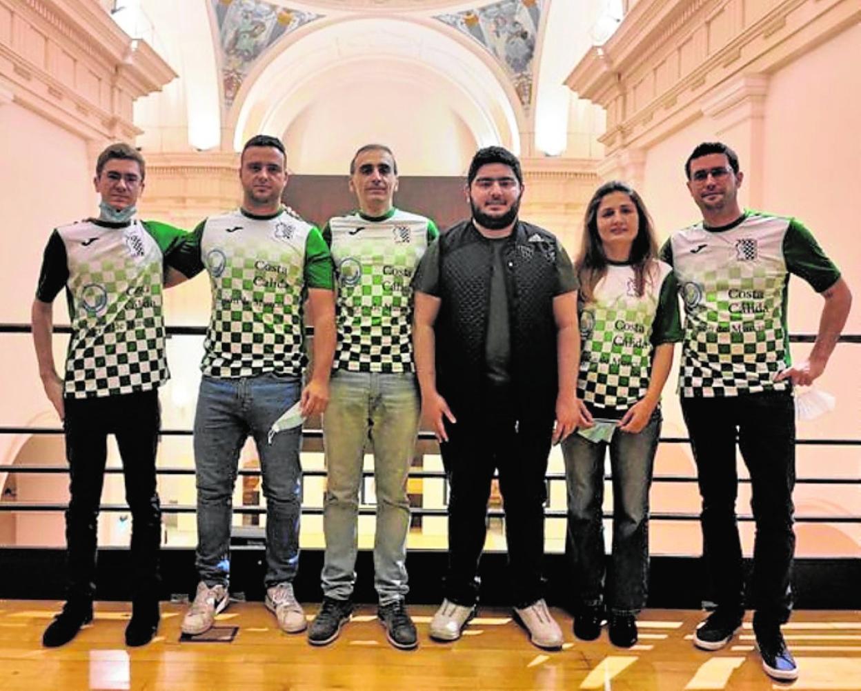 Jugadores del DuoBeniaján de ajedrez.