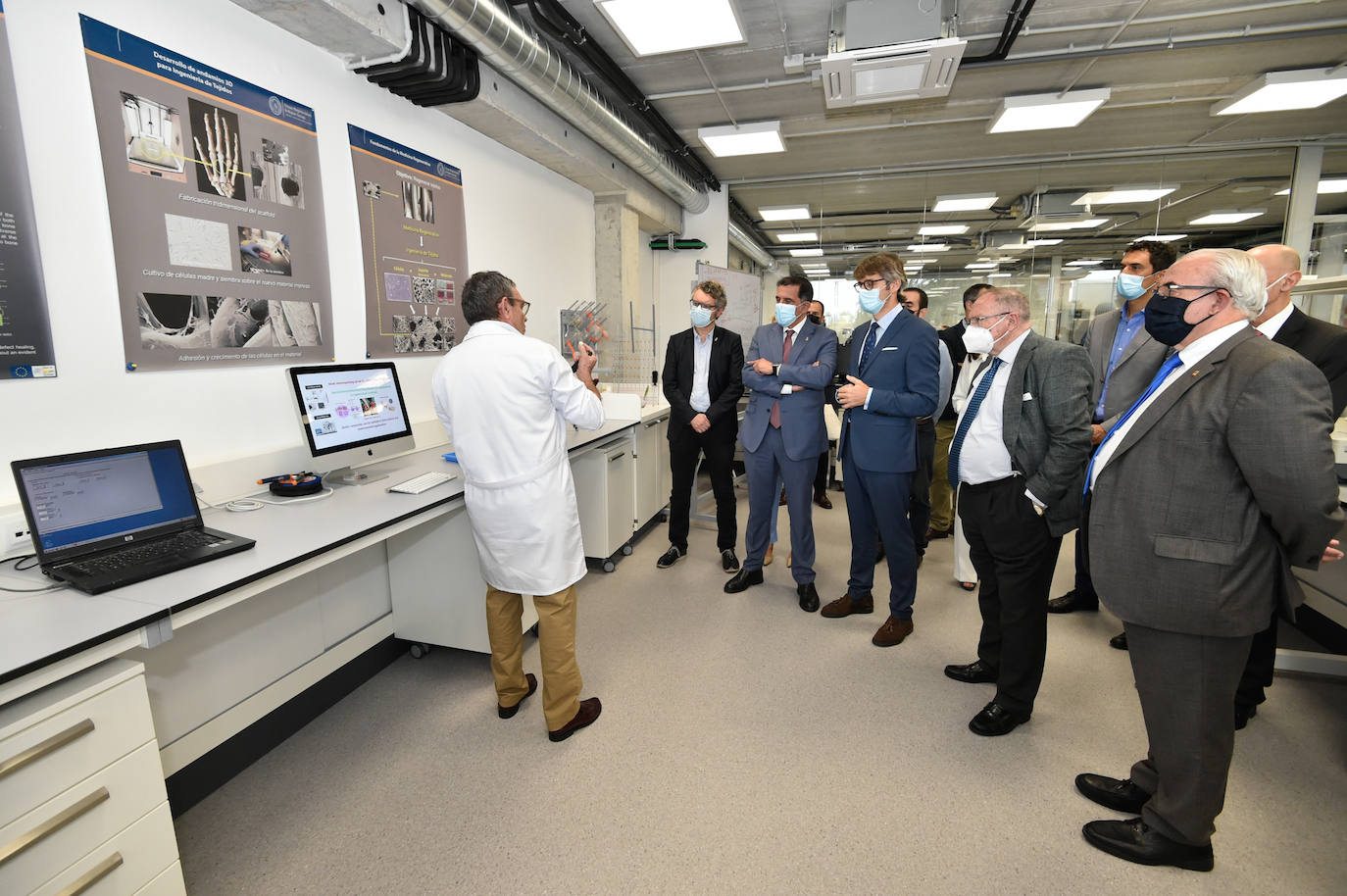 Fotos: Inauguración de la Incubadora de Alta Tecnología en Salud, Deporte y Alimentación de la UCAM