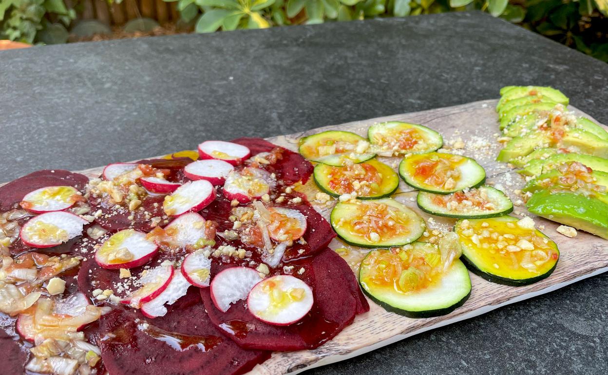 Carpaccio de verduras