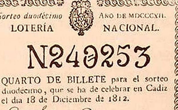 Los inicios de la Lotería de Navidad 