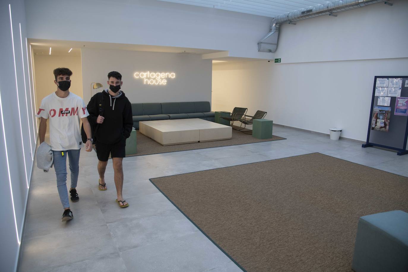 Fotos: La nueva residencia de la UPCT ya está al completo