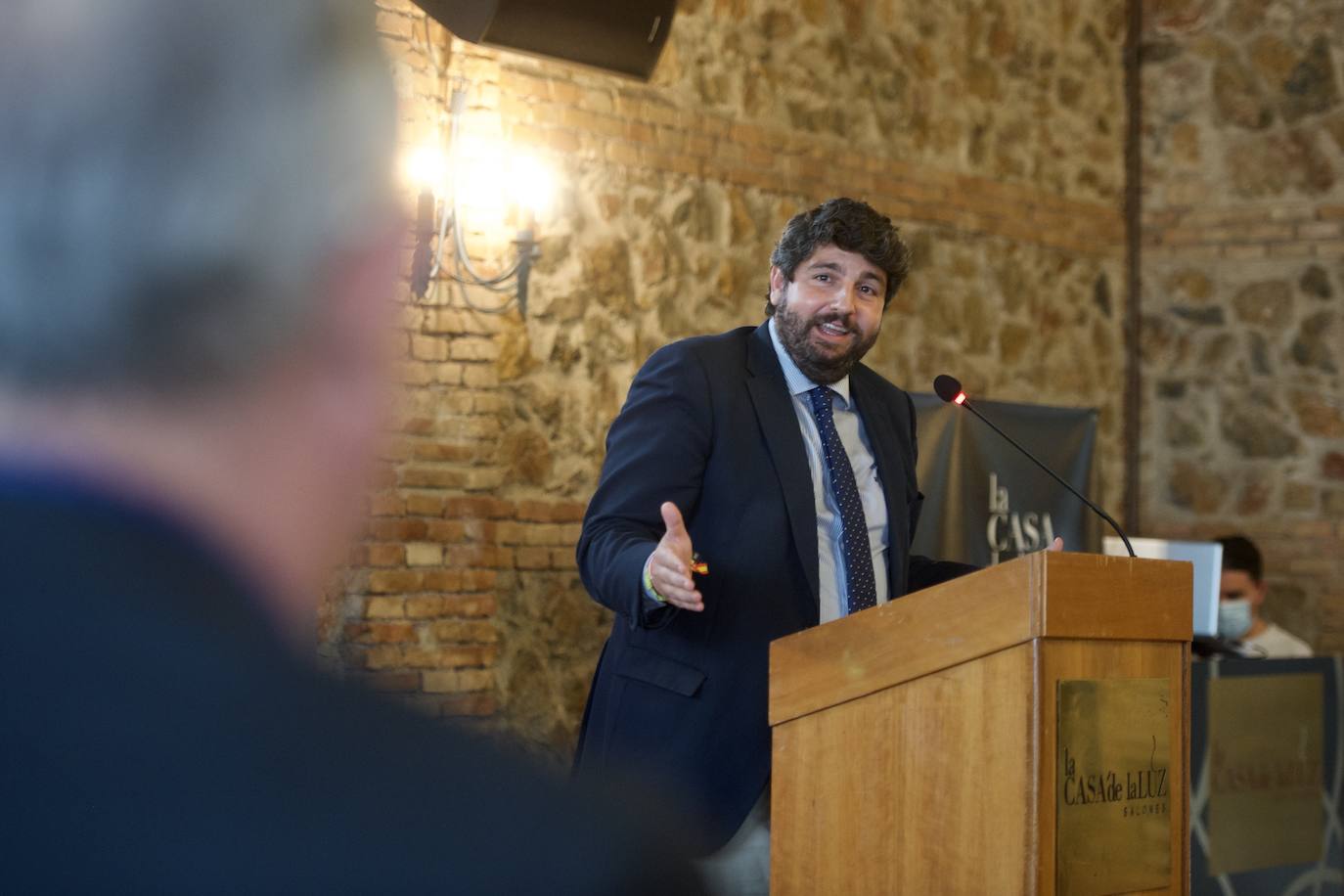 Fotos: Foro de tertulia &#039;La Luz&#039; en Murcia