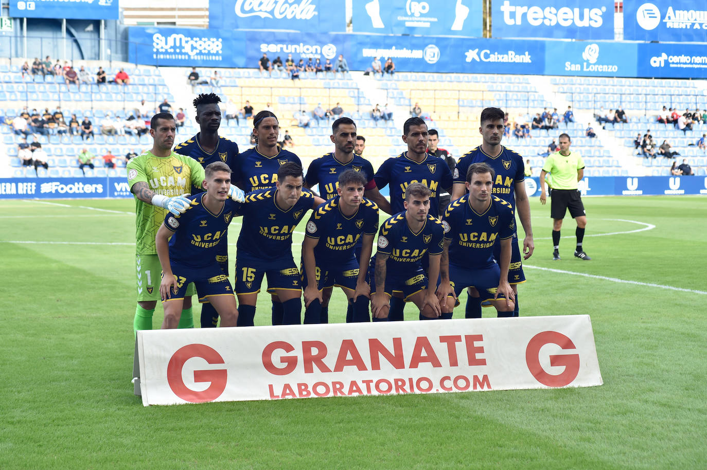 Fotos: Las mejores imágenes de la victoria del UCAM ante el Sevilla Atlético (2-1)