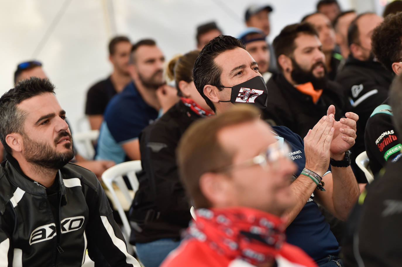 Fotos: Así se ha vivido en Mazarrón el podio de Acosta en el GP de Emilia Romaña