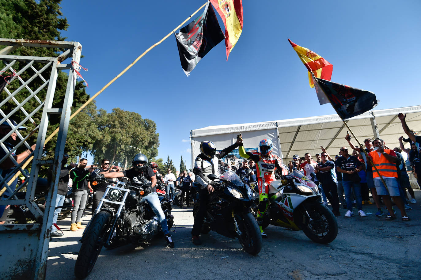 Fotos: Así se ha vivido en Mazarrón el podio de Acosta en el GP de Emilia Romaña