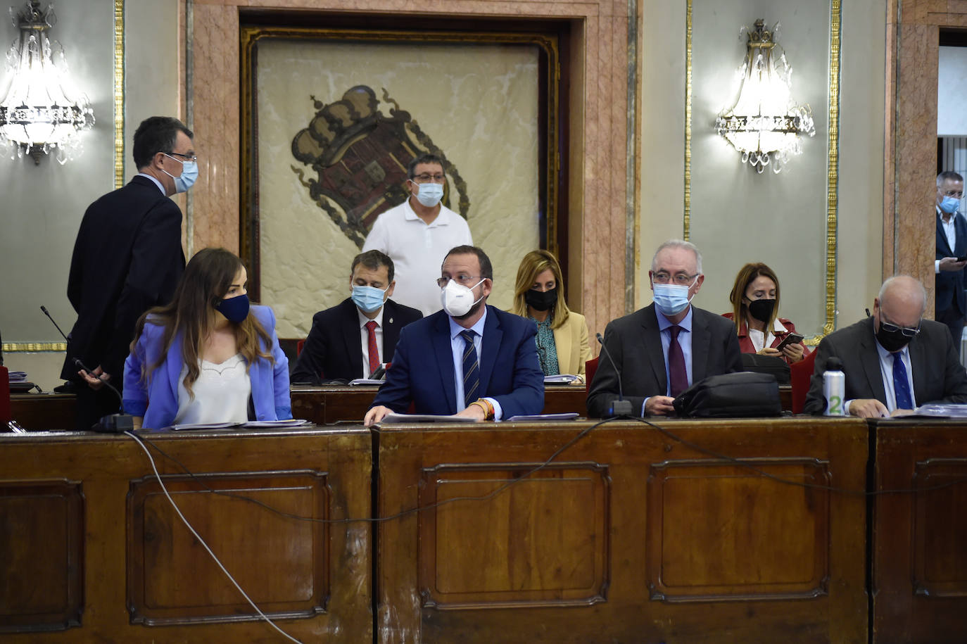 Fotos: El Pleno del Ayuntamiento de Murcia del 28 de octubre de 2021