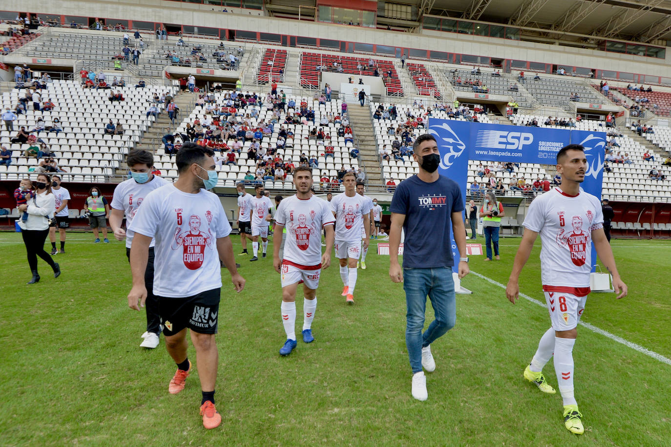 El empate del Real Murcia contra El Ejido, en imágenes